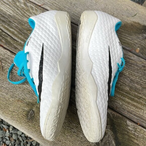 NIKE HypervenomX Phatal 3 IC Motion Non-Marking Blue Indoor Court Shoe Size 9 - Picture 7 of 7